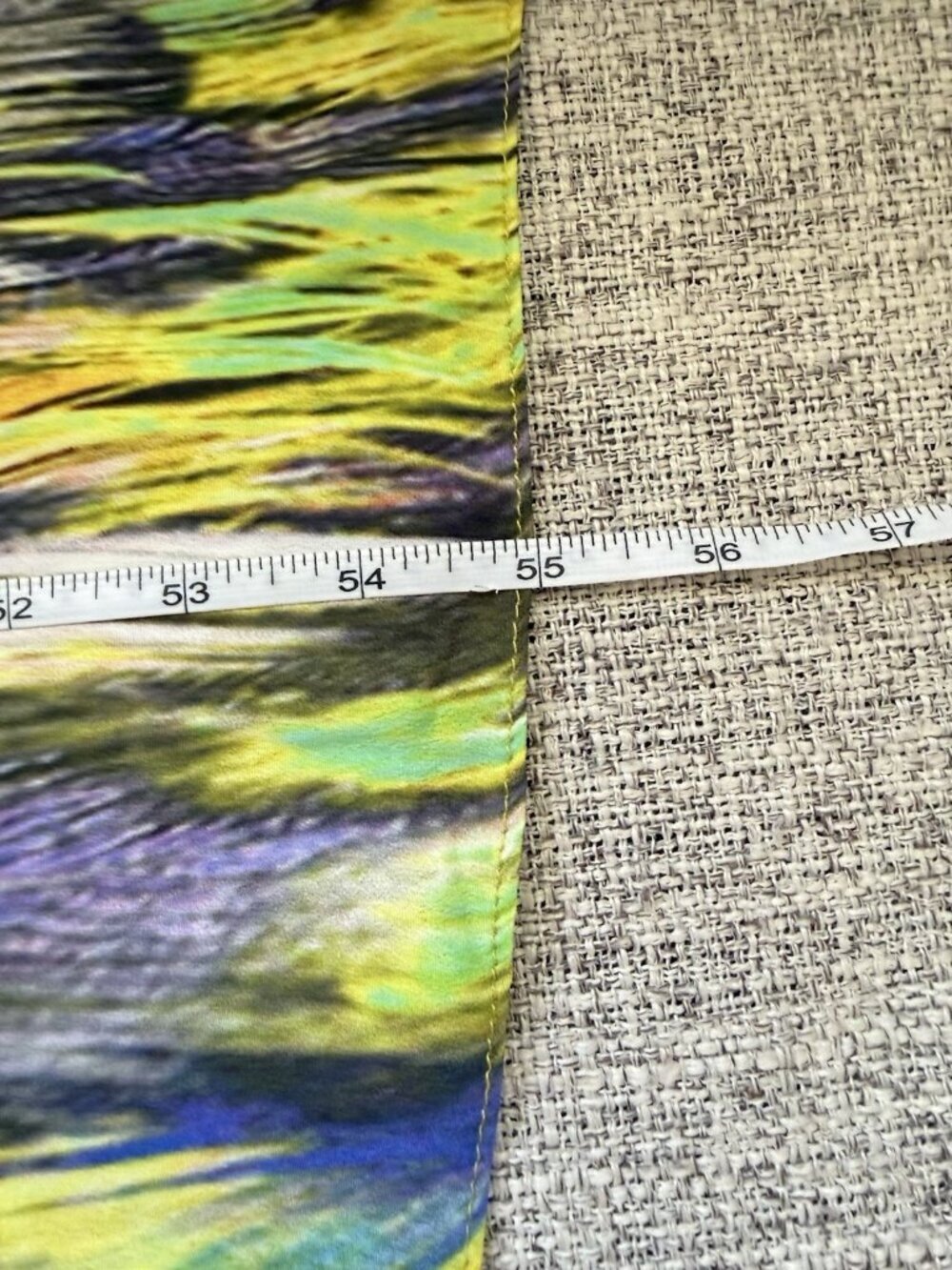 Soft Surroundings Kaftan Dress Womens Size L/XL Tall Feather Bright Colorful NEW - Picture 12 of 12